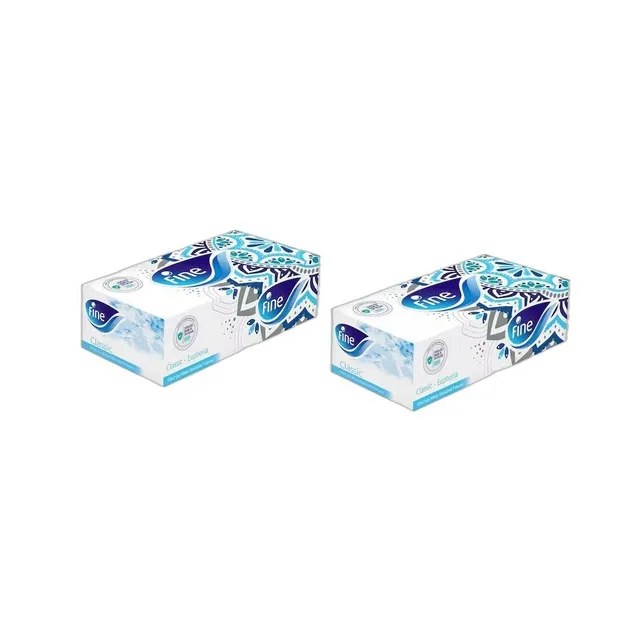 Fine Sterilized Classic Facial Tissues, 2x150 Pieces