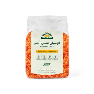 Natureland Organic Gluten Free Red Lentil Fusilli Pasta 250g