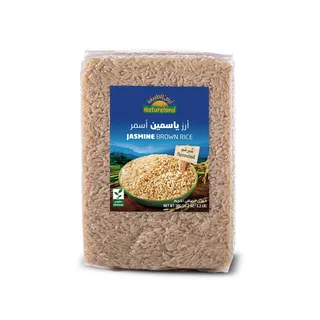 أرض الطبيعة عضوي أرز ياسمين أسمر مبرعم 1 كجم