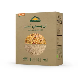 أرض الطبيعة - أرز بسمتي بني ديميتر 1 كجم