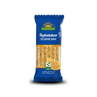 Natureland Orange Sesame Bar, 22.5g