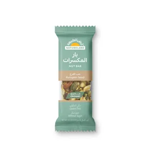 Natureland Nut Bar with Pumpkin Seeds, 25g