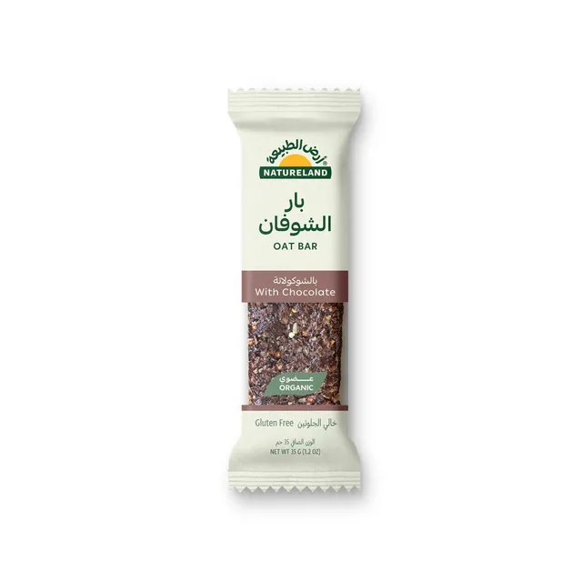 Natureland Oat Bar with Chocolate, 35g