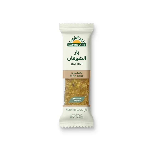 Natureland Oat Bar with Nuts, 35g