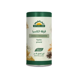Natureland Ground Cassia Cinnamon Tin, 85g