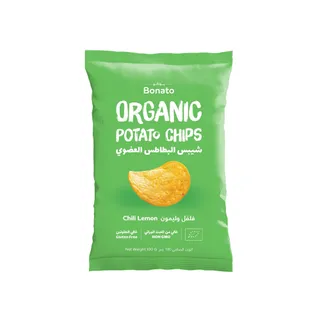 Bonato Organic Chili Lemon Potato Chips, 100g