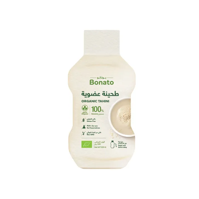 Bonato Organic Tahini Squeezable, 500g