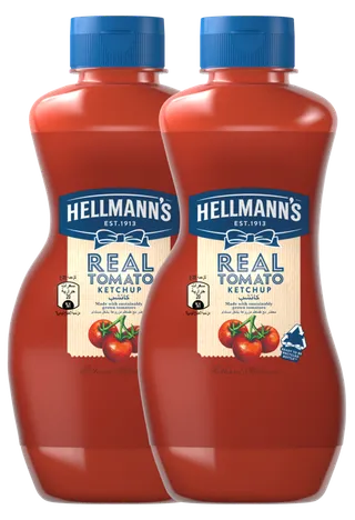 Hellmann's Real Tomato Ketchup, 2x800g