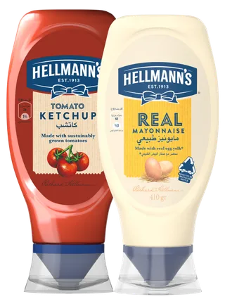 Hellmann's Mayonnaise & Tomato Ketchup 410g+500g