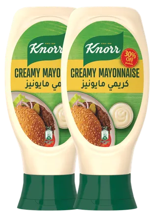 Knorr Creamy Mayonnaise, 2x400ml