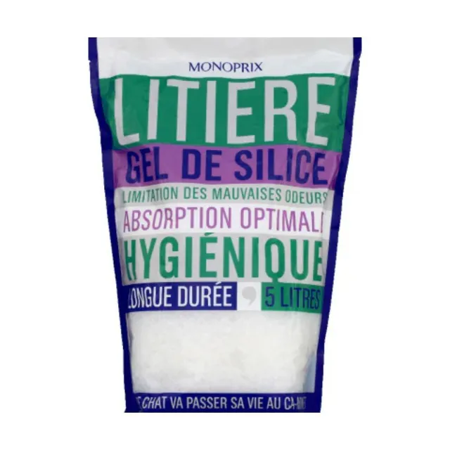 Monoprix Silica Cat Litter Gel, 5L