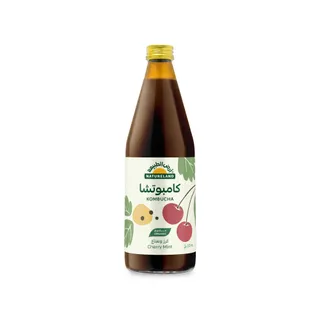 Natureland Organic Cherry Mint Kombucha, 330ml