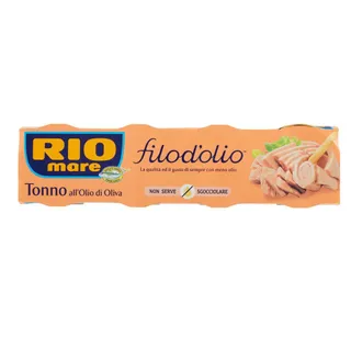 Rio Mare Filod'olio Light Meat Tuna in Olive Oil, 4x65g