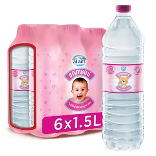 العين بامبيني مياه شرب معبأة 6X1.5 لتر