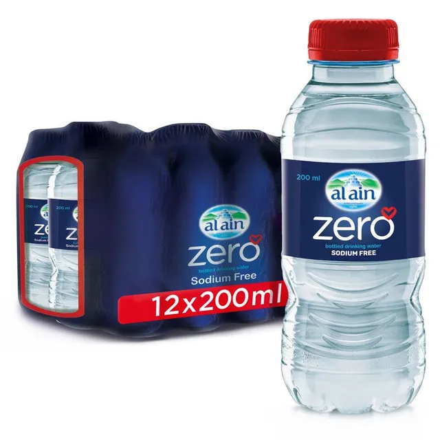 العين ماء شرب زيرو صوديوم معبأ, 12x200ml