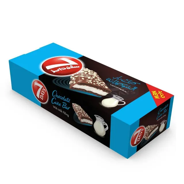 7Days شوكلت كيك بار ويذ ميلك فيلينج، 10x40g
