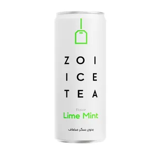 Zoi Lime Mint Flavoured Ice Tea Can, 320ml