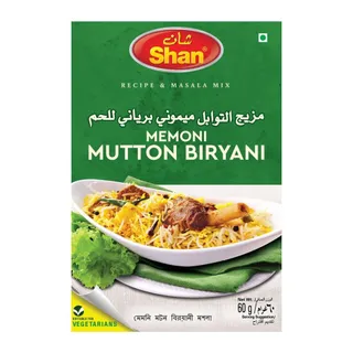 Shan Memoni Mutton Biriyani Mix, 60g