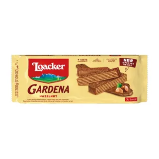 Loacker Gardena Hazelnut Wafer, 200g
