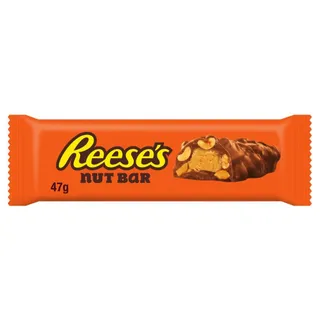 Reese's Milk Chocolate Coated Nut Bar Filled with Peanut Butter & Caramel, 47g