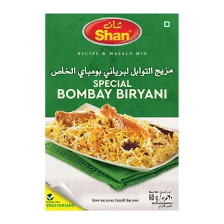Shan Special Bombay Biryani Recipe & Masala Mix, 60g