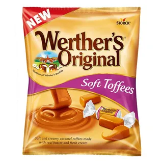 Werther's Original Soft Caramel Toffee Bag, 100g