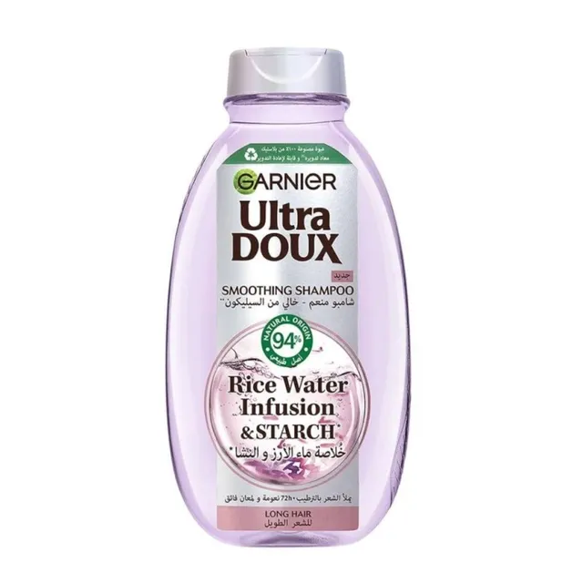 Ultra Doux Rice Water Infusion & Starch Smoothing Shampoo 600ml