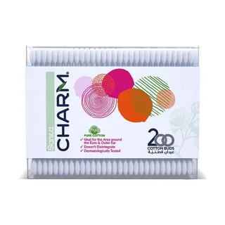 Sanita Charm 100% Cotton Buds, 200 Buds