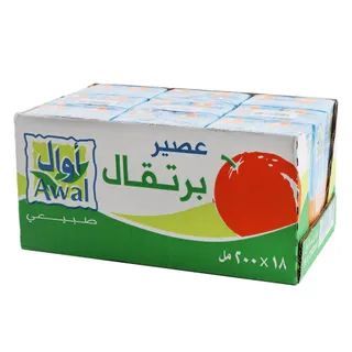أول عصير برتقال فالنسيا, 18x200ml