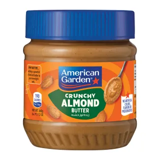 American Garden Crunchy Almond Butter, 340g