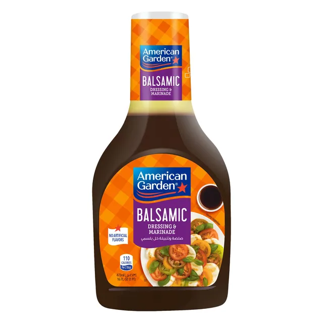 American Garden Balsamic Vinaigrette Dressing & Marinade, Gluten-Free, Dairy-Free, 473ml