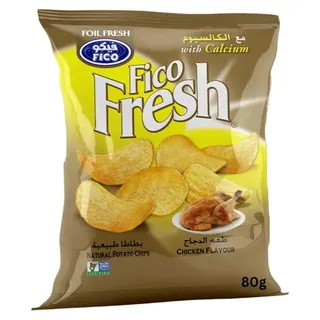 Fico Fresh Chicken Potato Chips, 80g