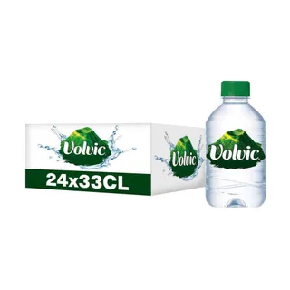 Volvic Mineral Water Plastic Bottle, 24x330ml