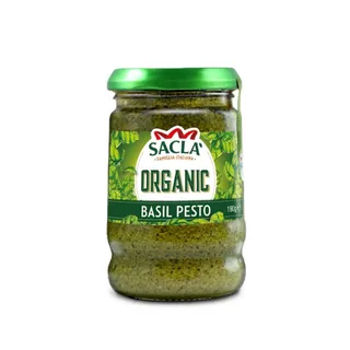 Sacla Organic Green Pesto 190 g