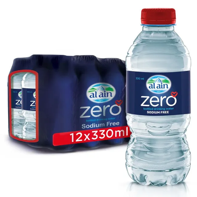 العين ماء شرب زيرو صوديوم معبأ, 12x330ml