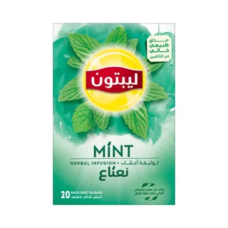 Lipton Herbal Infusion Tea Mint Teabags, 20 Teabags