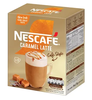 Nescafe Cafe Style Caramel Latte Instant Coffee, 10x17g