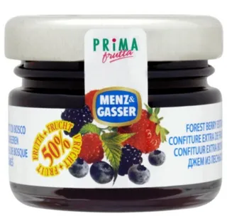 Menz & Gasser Prima Frutta Forest Fruits Jam, 28g