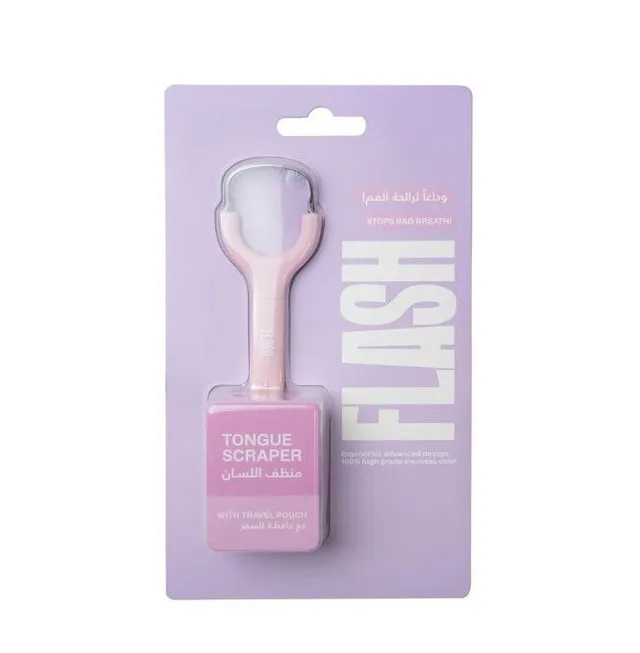 Flash Pink Tongue Scraper