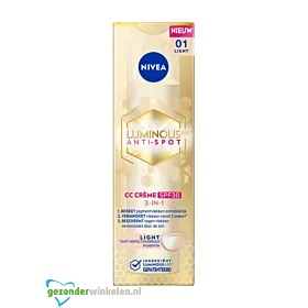 Nivea 3-in-1 Light Tint Anti Dark Spot Cream Spf 30, 40ml