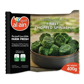 العين سبانخ مفرومة مجمدة, 400g