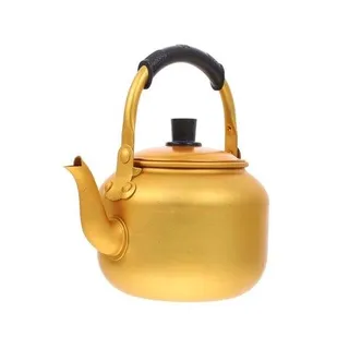 Carrefour Aluminum Yellow Kettle, 1L, 1 Piece