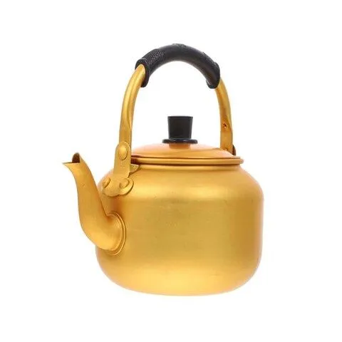 Carrefour Aluminum Yellow Kettle, 1L, 1 Piece