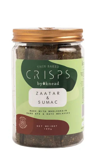 Knead Zaatar & Sumac Crisps 180 g