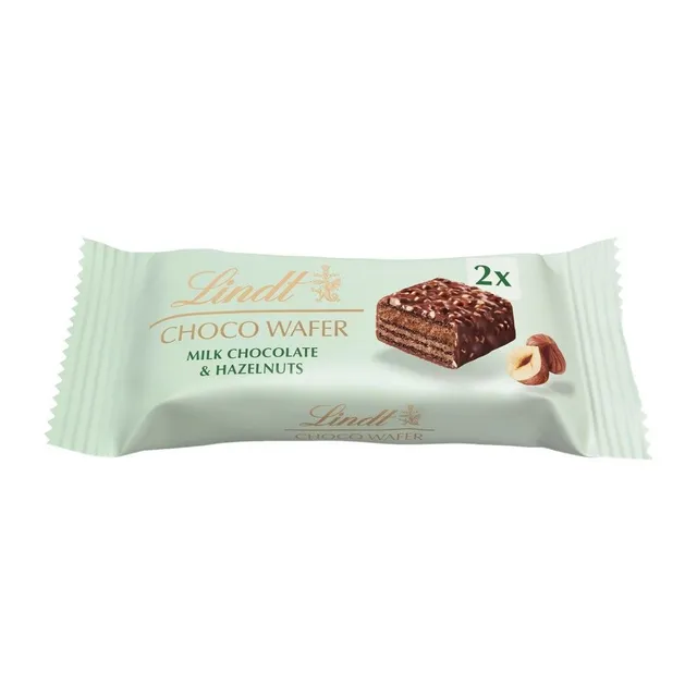 Lindt Milk Chocolate & Hazelnut Wafer, 30g