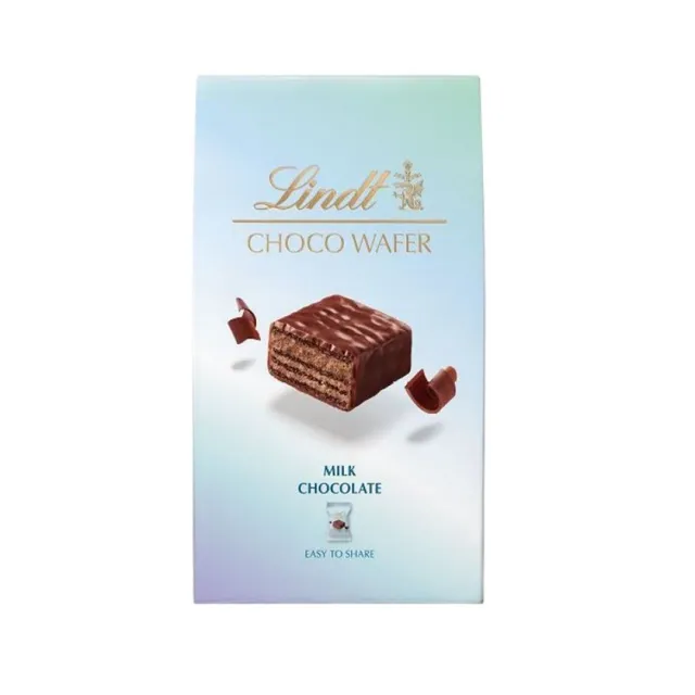 Lindt Milk Chocolate Wafer Box, 130g