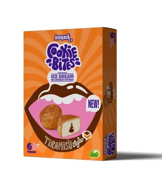 Icenack Cookie Bites Tiramisu Ice Cream, 6x37g