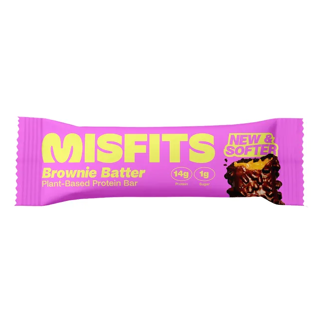 Misfits Vegan Browni Batter Protein Bar, 50g
