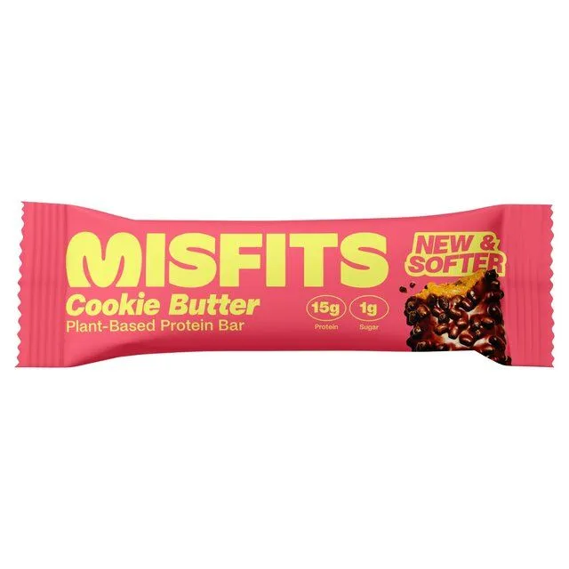 Misfits Vegan Cookie Butter Protein Bar, 50g