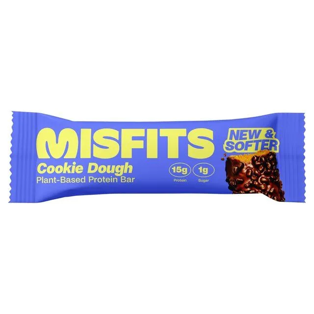 Misfits Vegan Cookie Dough Protein Bar, 50g